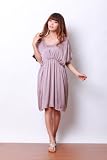 V-neck line Nursing and Maternity Dress