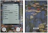 Monet - Waterlilies Design Protective Decal Skin Sticker for Sony Digital Reader PRS-505 Models