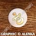 BABY BY ALENKA PACIFIER YELLOW #01 DRAWER PULLS KNOBS