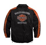 Harley-Davidson® Men's Classic Cruiser Rain Jacket. Waterproof. Reflective piping and graphics. 98245-09VM