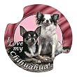 Chihuahua Carsters, Coasters for Your Car