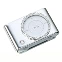 Gilty Couture - Silver Plated Jewelry Bezel For iPod Shuffle - Clear Stones