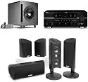 Polk Audio HTS-9605 7.1-Channel Home Theater System with Yamaha RX-V663 Receiver (Black)