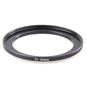 BestDealUSA 52-62mm 52MM to 62MM Step Up Ring Filter Adapter Ring