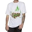 Arbor Lifer Bamboo Based Men's Short-Sleeve Sports Wear T-Shirt/Tee w/ Free B&F Heart Sticker Bundle - Bone