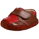 Smaller Infant/Toddler Lewis Loafer,Brown/Red,6-9 Months (US Infant 3-3.5 M)