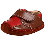 Smaller by See Kai Run Lewis Loafer (Infant/Toddler),Brown/Red,0-6 Months (US Infant 0-2 M)