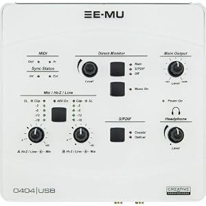 Creative Professional E-MU 0404 USB 2.0 Audio MIDI Interface - Sound card - 24-bit - 192... by 