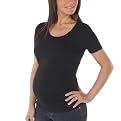 Liz Lange&reg; Slub Scoop Tee - Ebony