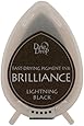 Tsukineko Brilliance Dew Drop Inkpad, Lightning Black