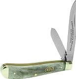 Schrade Walden 150th Anniversary Serpentine Pocket Knife with Confederate States Buckle Shield (Grey, 7.0-Inch)