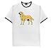 Labrador Retriever Yellow - Ringer T-Shirt
