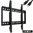 VideoSecu Flat Panel Screen Ultra Slim TV Mount Fit LG 32LD350 32LD450 32LD550 32LE5300 32LE5400 32LG40 37LD450 37LE5300 42LD520 42LD550 42LE5400 42LE5500 42LD450 42LH20 42PJ350 46LD550 47LD520 47LD650 47LE5400 47LE5500 47LX6500 47LD450 47LH85 47LH50 3QI