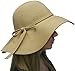 Womens Luxury 100% Wool Floppy Wide Brim Fedora Hat with Bow