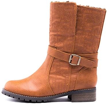 LeBunny Bleu Women's Belaw Boots, Brown Leatherette, 6