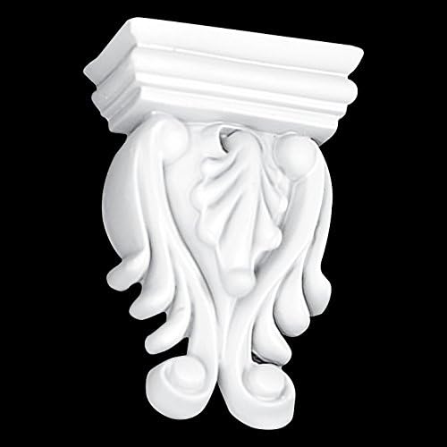 HDP Moldings 2-5/8" Width x 1-3/8" Depth x 3-5/8" Height Polyurethane Decorative Corbel