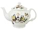 Gracie Bone China 5-Cup Teapot, Blue Head Birds
