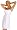 White Flowy Pleated Spaghetti Strap Evening Prom Party Dress, Large