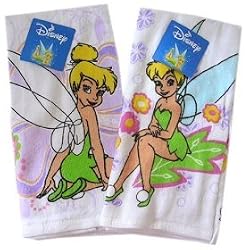 2 Pcs Tinkerbell Tinker Bell Kitchen Towel / Hand Towel set