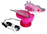 Butterfly Lamp Pink With Moving Wings Butterfly Lamp Pink With Moving Wings