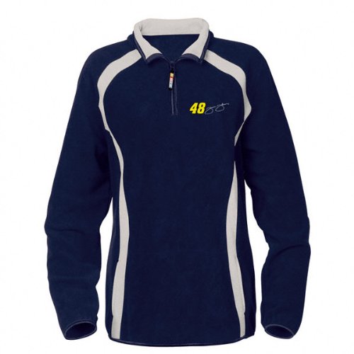 Jimmie Johnson Women's Checkered Future 1/4 Zip Fleece Pullover