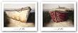 Red Boat and White Boat Set by Karl Soderlund 16"x12" Art Print Poster
