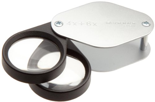 Eschenbach 1187 Biconvex Precision Folding Loupe Magnifier, 10x Magnification, 40 Diopter, 30mm Lens Diameter On Sale