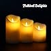 Flameless Candles, Led Candles With Battery-Powered Flameless Candles With Timer For Mother'S Day Gifts Events Parties（Set Of 3）