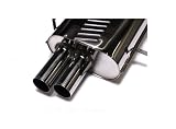 Eisenmann Rear Muffler Exhaust Dual Tip 83mm BMW E39 535-540 M-Tech Sedan 96-03
