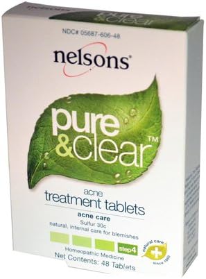 Nelsons Pure and Clear Acne Treatment Tablets 48 Tablets