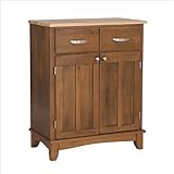 Home Styles Cottage Oak Buffet with Natural Wood Top