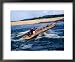 Speedboat in the Rapids of Orinoco River, Puerto Ayacucho, Venezuela Framed Art Poster Print by Krzysztof Dydynski, 22x18