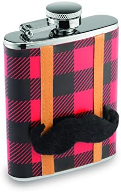 Flask Lumberjack Mustache