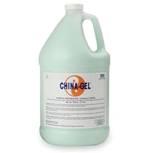 China Gel Topical Pain Reliever 128 oz - 1 Gallon Bottle
