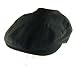 New Linen Cotton Ivy Driving Golf Cap Lined Hat Black Large / Extra Large