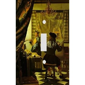 Johannes Vermeer The Art of Painting Decorative Switchplate Cover