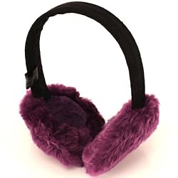Winter Fuzzy Ski Earmuff muff Warmer Headband Purple