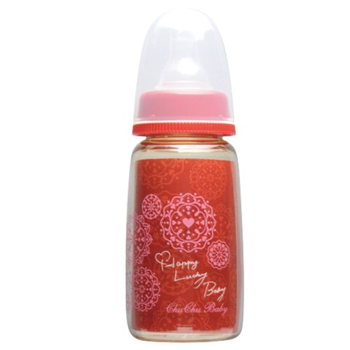 チュチュベビー PPSU製哺乳びん クールレッド 150ml