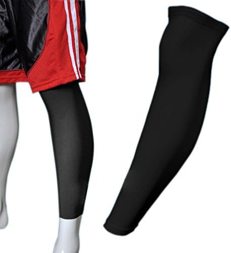 SHHD Sport Crashproof Antislip Leg Knee Brace Long Sleeve Basketball Soccer Kids Men