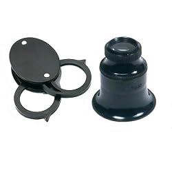Double Plastic 12X Eye Loupe Watchmaker 5X 10X 15X Tool