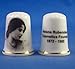 Porcelain China Collectable Thimble - Helena Rubenstein Cosmetics Founder -- Free Gift Box