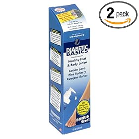 Woodward's Diabetic Basics Healthy Foot Lotion, 12-Ounce Bottles (Pack of 2)