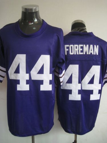 NFL Jerseys Minnesota Vikings 44# Foreman Purple Authentic Football Jersey Size 48-56 (Please Select the Size When You Order, Can Do Drop Shipping)