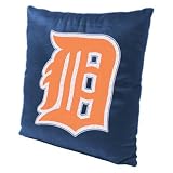 Detroit Tigers Pillows - 16" Embroidered Plush Pillow with Applique