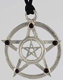 Swarovski Glass Crystal Pentagram Pentacle Pendant Wicca Wiccan Pagan Metaphysical Spiritual Jewelry Amulet