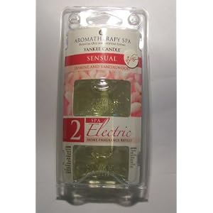 Jasmine and Sandalwood Sensual Twin Electric Fragrance Refills Aromatherapy Spa Yankee... by 