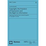 Copyright, the Freedom of Expression and the Right to Information: Exploring a Potential Public Interest Exception to Copyright in Europe (Munich Intellectual Property Law Center - Miplc)von "Sunimal Mendis"