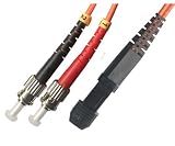 2M Multimode Duplex Fiber Optic Cable (62.5/125) - MTRJ to ST.