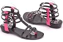 EyeCatchShoes - Lilly Gladiator Flat Sandal Shoes