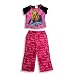 Hannah Montana by Disney - Girls Short Sleeve Capri Pajamas, Fuschia, Black